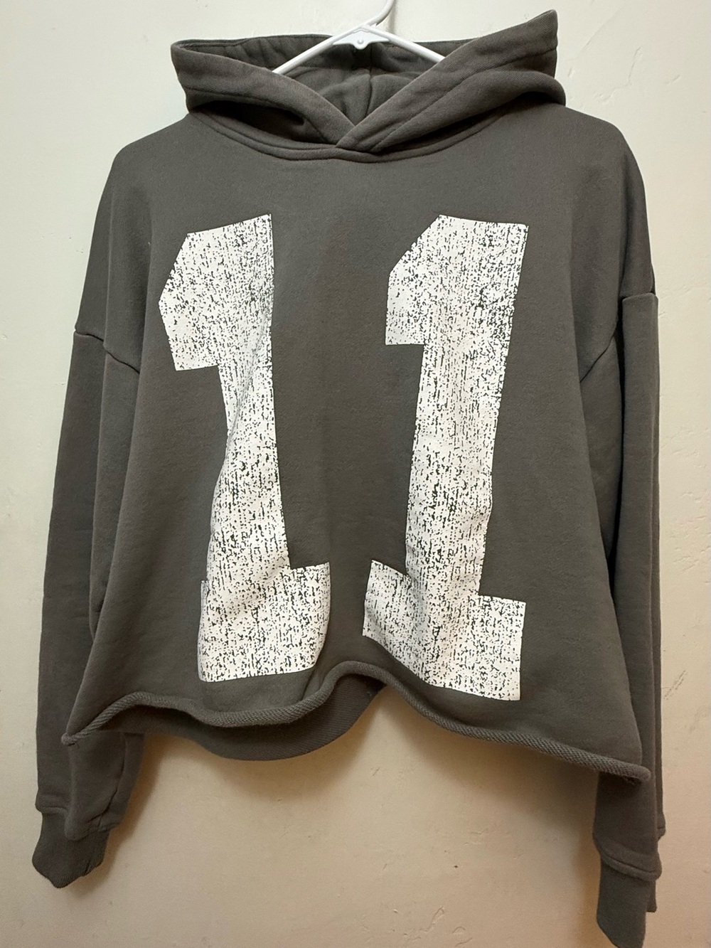 Space Cadets USA Apollo 11 Cropped Hoodie – Size Medium